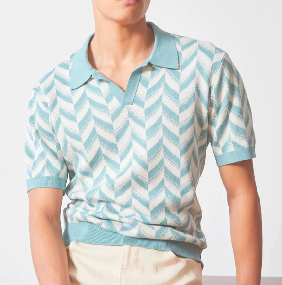 Lester Knitted Polo Shirt